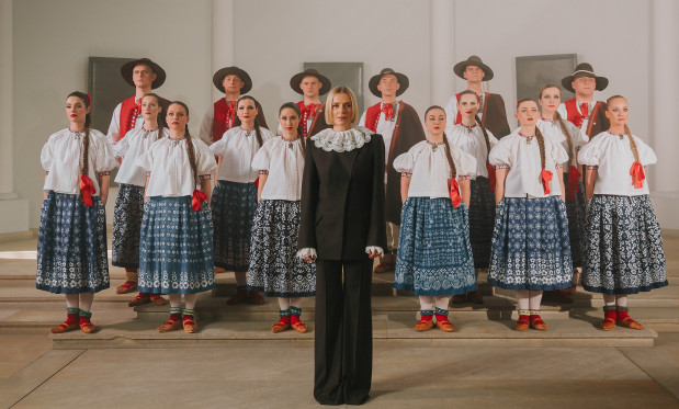 Halina Mlynkova z Zespołem Pieśni i Tańca ŚLĄSK