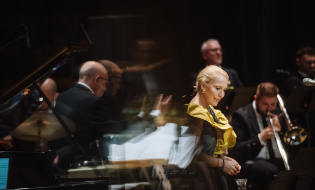 a photo of Aga Zaryan with the Band