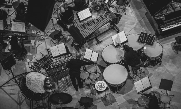 photo of various instruments placed on the NOSPR stage